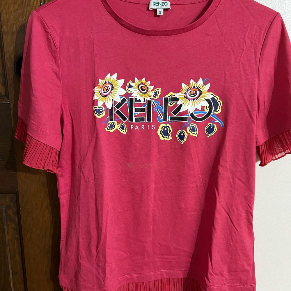 Kenzo t shirt women pink size S